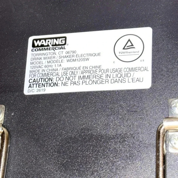 Waring Professional Commercial Drink Mixer Single Prong Unit For Restaurants - Picture 15 of 16